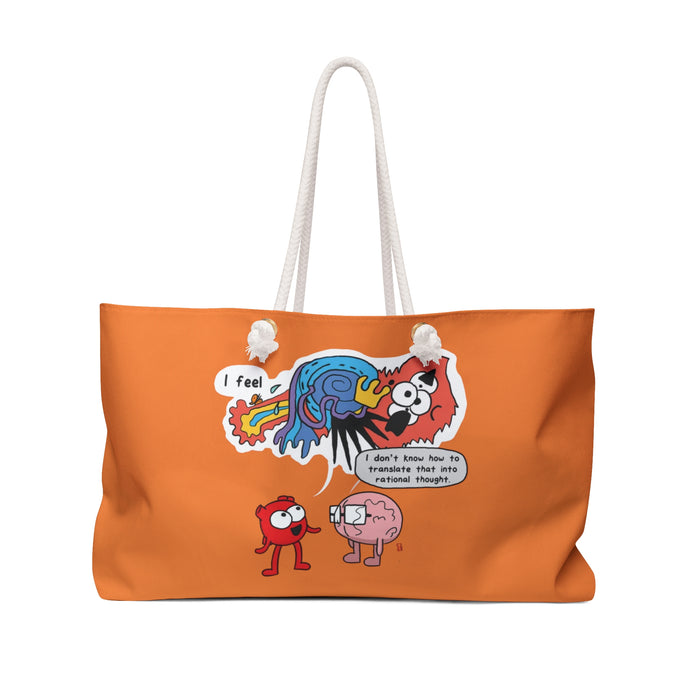 I Feel Weekender Bag (Rope Handle)
