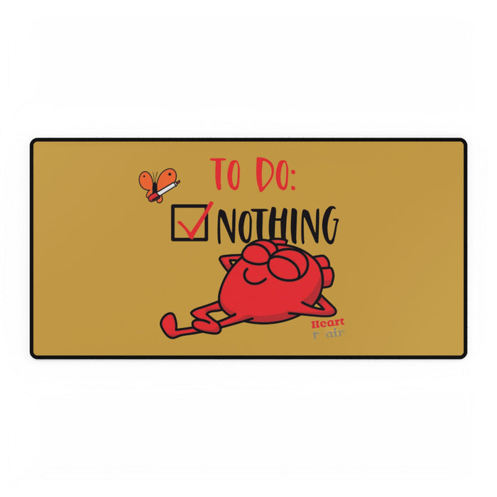 Heart Nothing Desk Mat