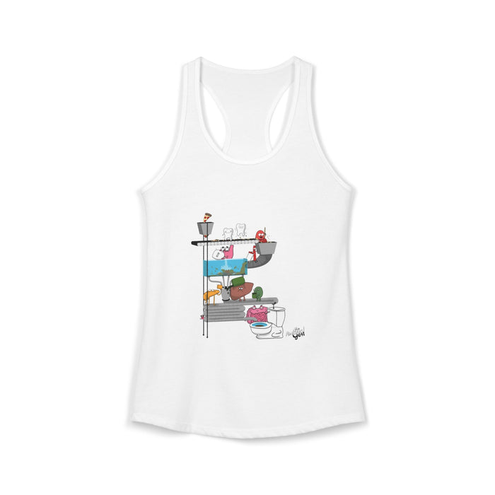 Digestive System Women's Ideal Racerback Tank