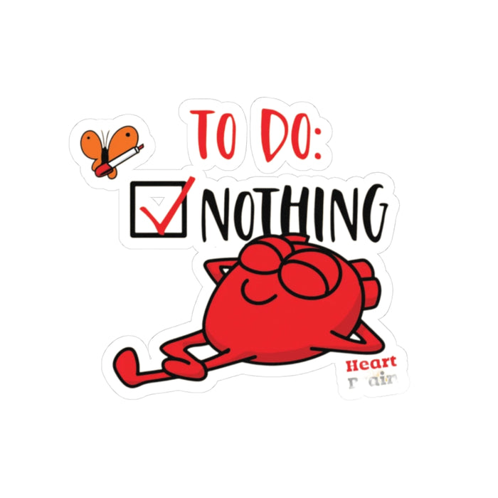Heart Nothing Stickers