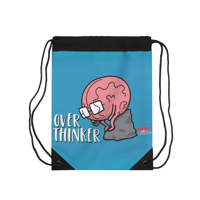 Brain Overthinker Drawstring Bag