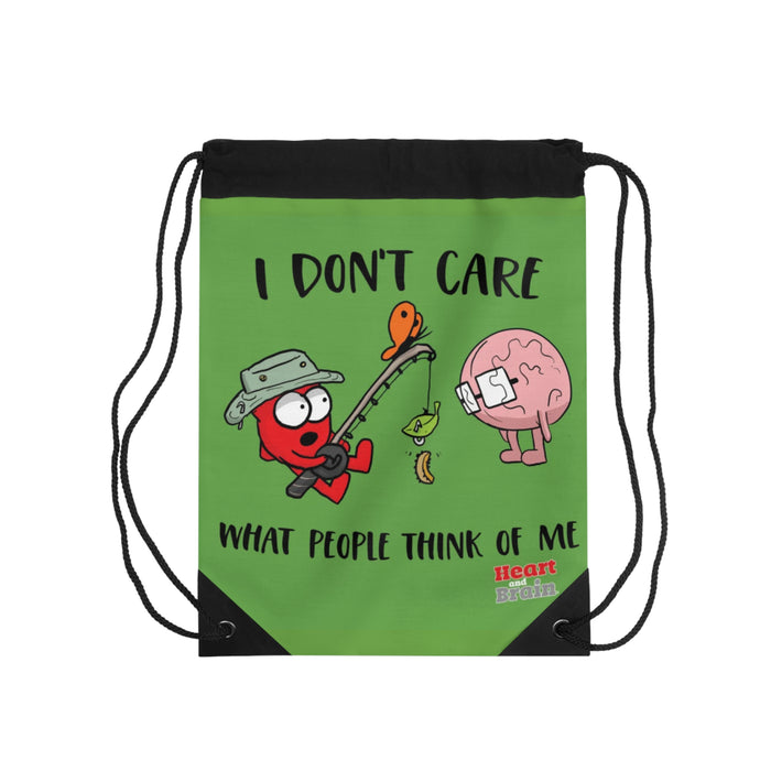 I Dont Care H&B Drawstring Bag