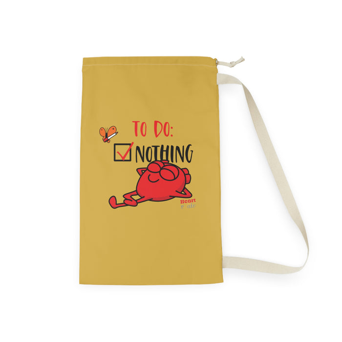 Heart Nothing Laundry Bag