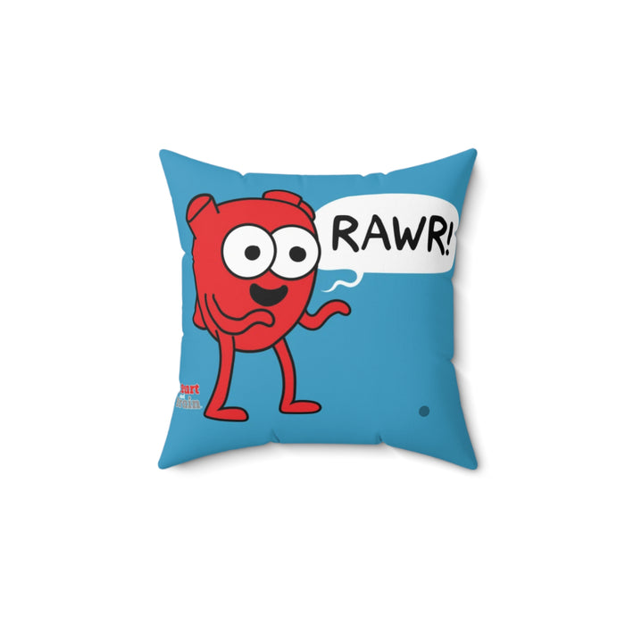 Heart Rawr Pillow