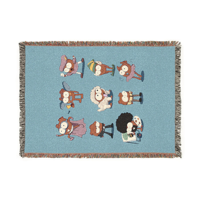 A Change of Heart Woven Blanket