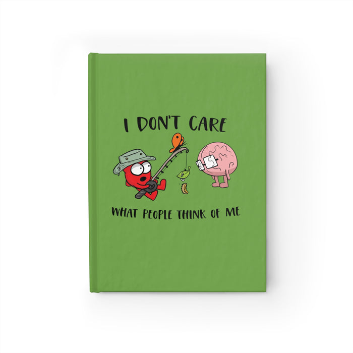 I Dont Care H&B Blank Journal