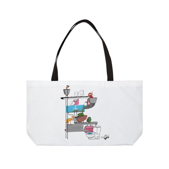 Digestive System Weekender Bag (Woven Handle)
