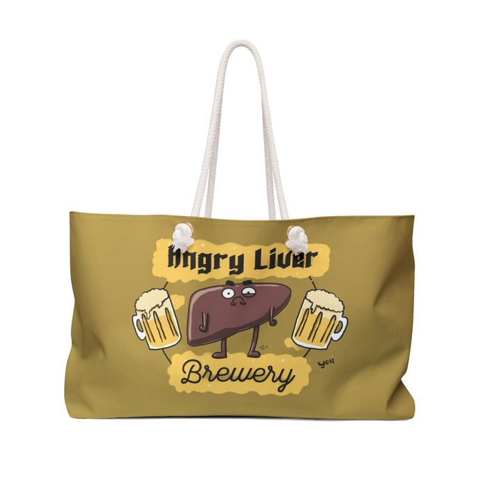 Angry Liver Brewery Weekender Bag (Rope Handle)