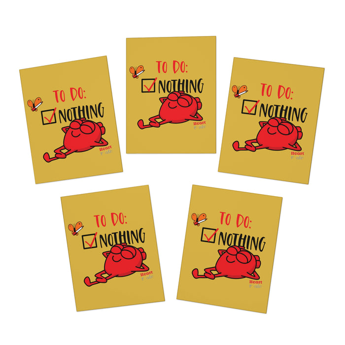 Heart Nothing Greeting Card 5 Pack