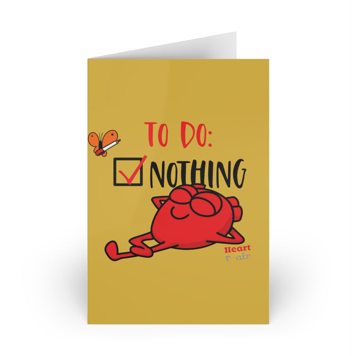Heart Nothing Greeting Card 10 Pack