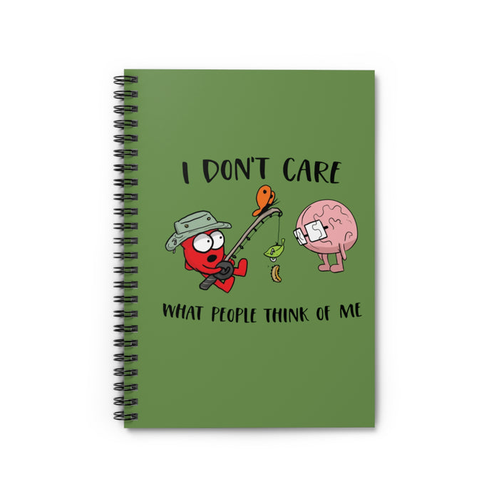I Don't Care H&B Lined Spiral