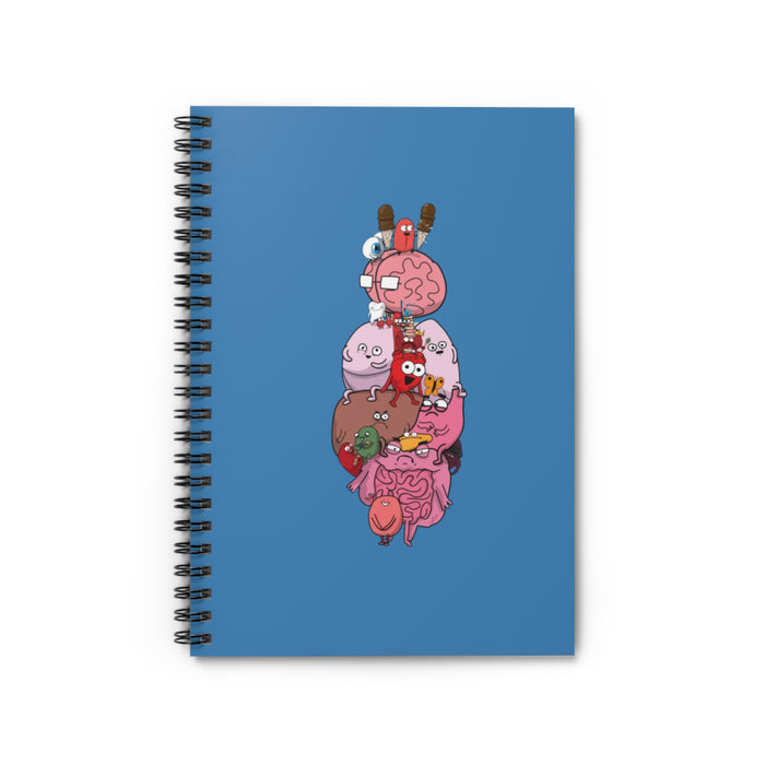 Anatomy Diagram Lined Spiral