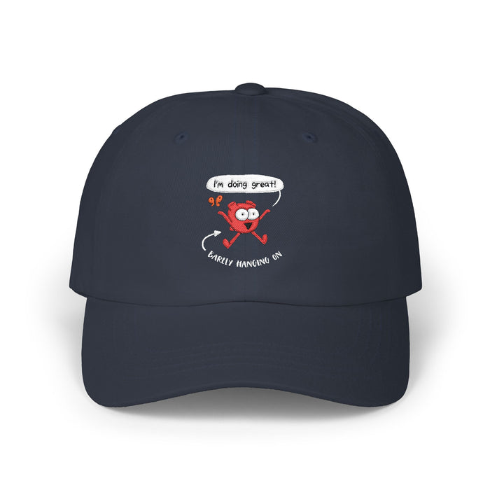 I’m Doing Great Heart Trucker Hat