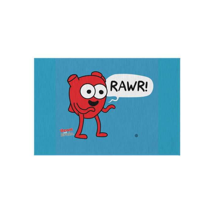 Heart Rawr Rug