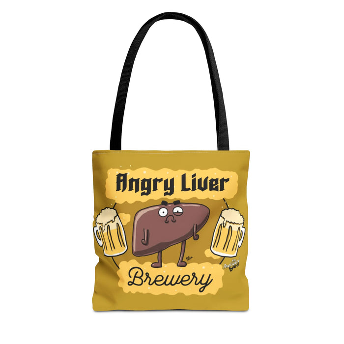 Angry Liver Brewery Tote Bag