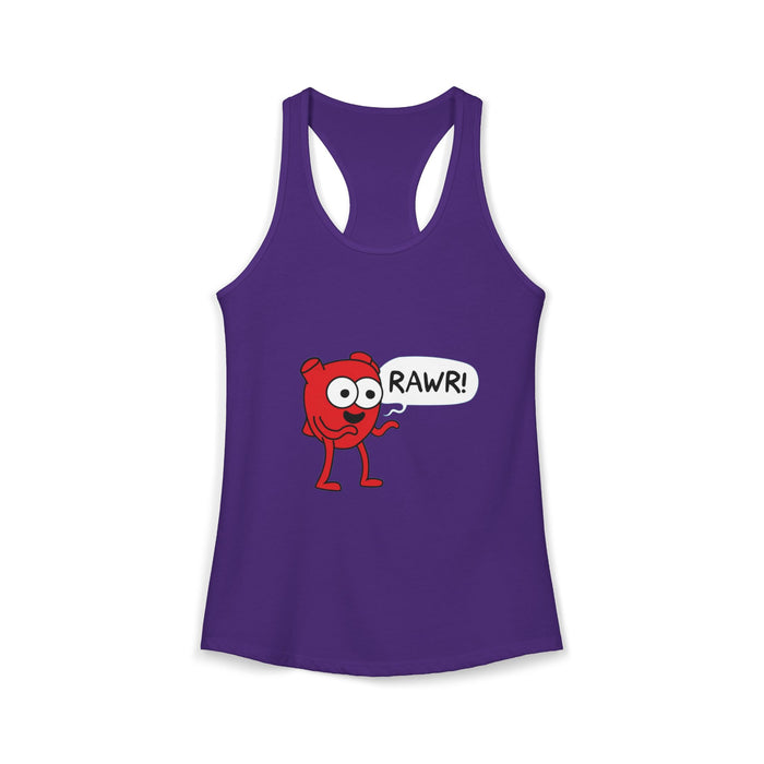 Heart Rawr Women's Ideal Racerback Tank