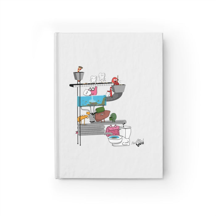 Digestive System Lined Journal