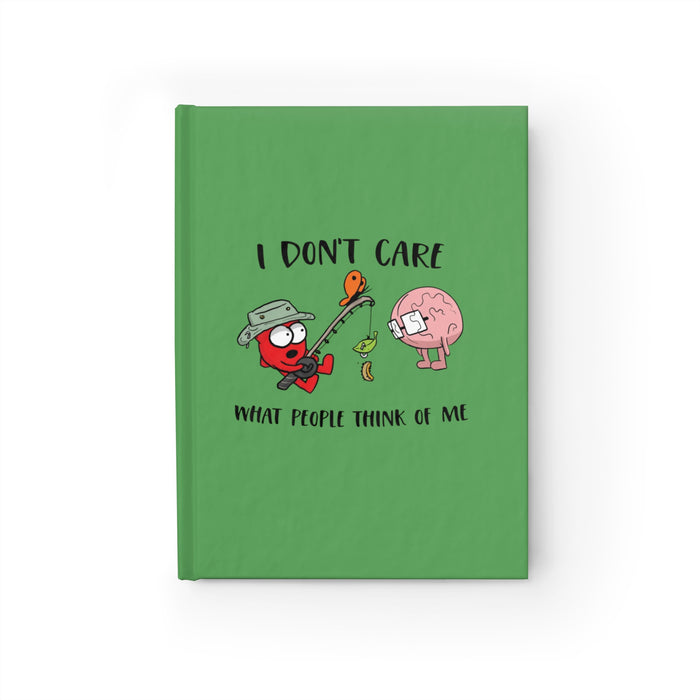 I Dont Care H&B Blank Journal