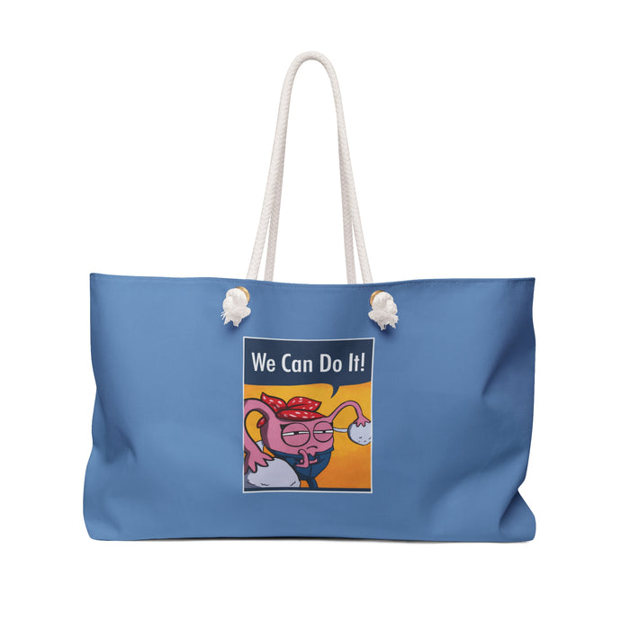 We Can Do It! Weekender Bag (Woven Handle)