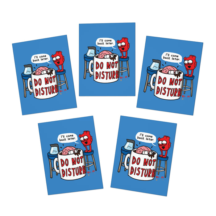 Do Not Disturb Greeting Card 5 Pack