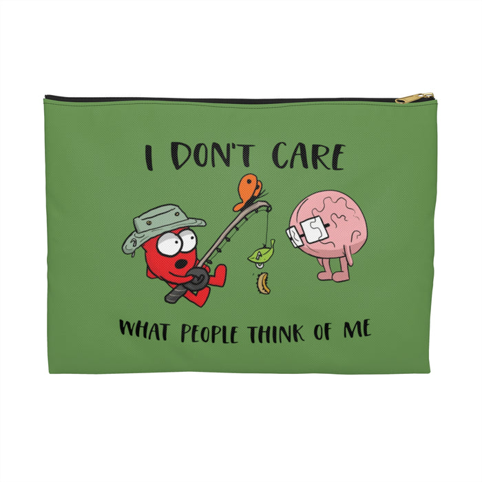 I Don't Care H&B Zip Pouch