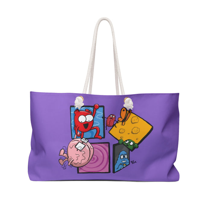 Breaking the 4th Panel Weekender Bag ( Rope Handle)