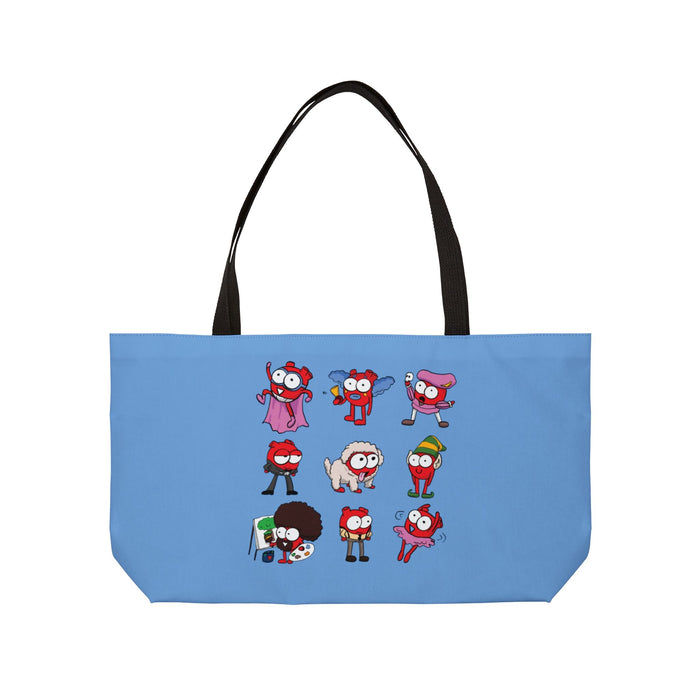 A Change of Heart Weekender Bag (Woven Handle)