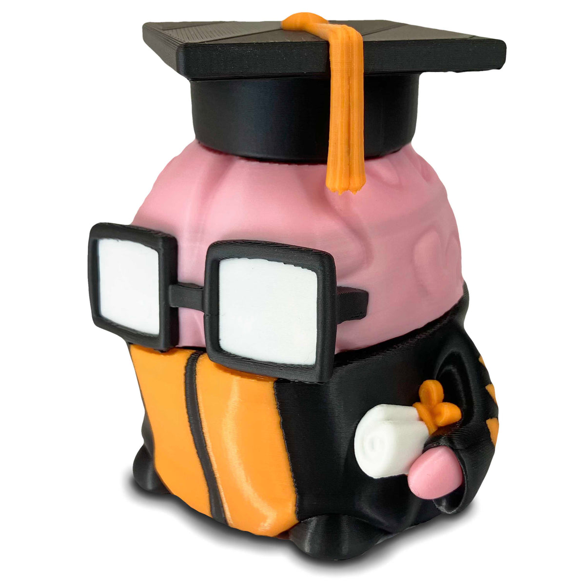 Graduate Brain Box Graduate Brain Custom-Color Figurine