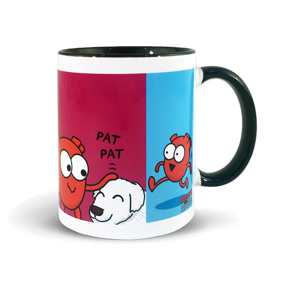 "Heart Plus Dog" Mug