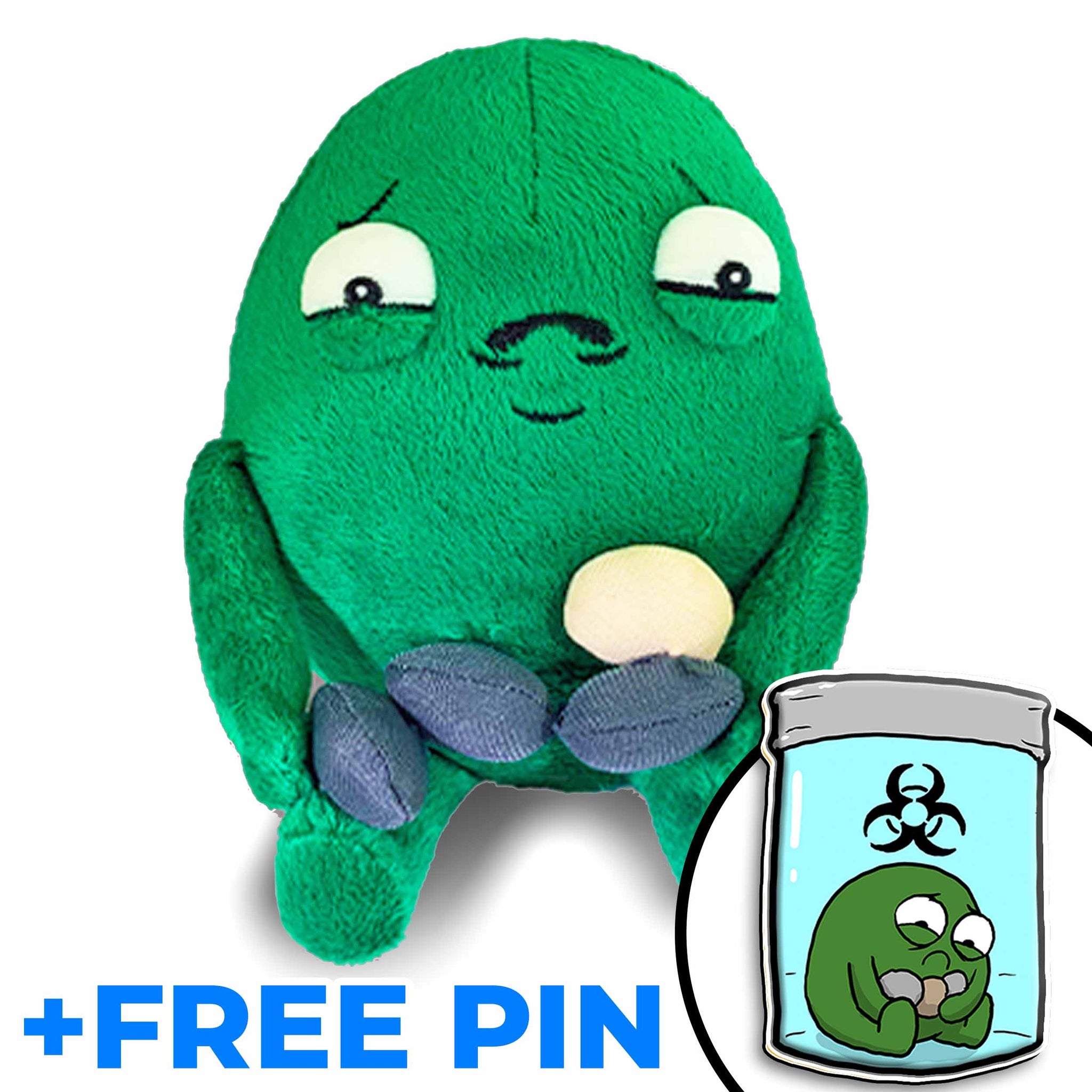 Sad Gallbladder Plushie and FREE Pin (Pre-Order)