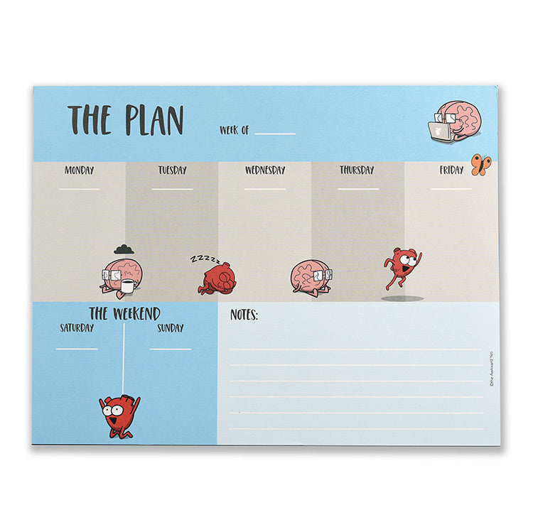 "The Plan" Weekly Planner Pad