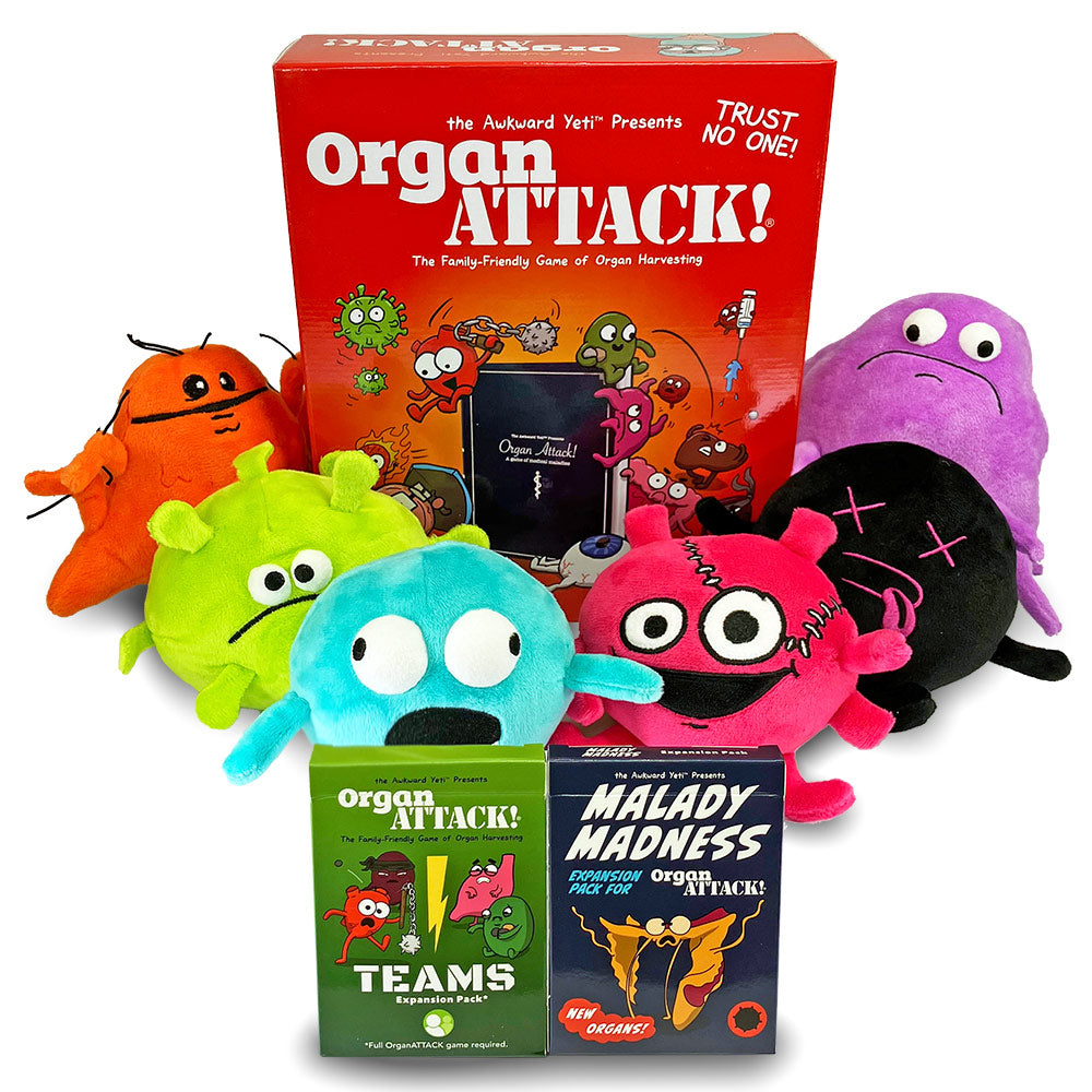 Organ Game OrganATTACK Game Ultimate Party Pack