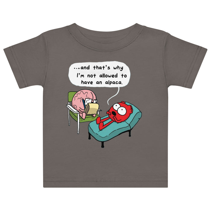 Alpaca Baby jersey t-shirt