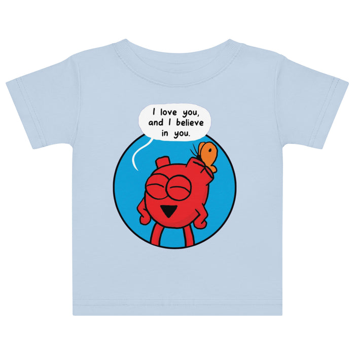 Heart Love You Circle Baby jersey t-shirt