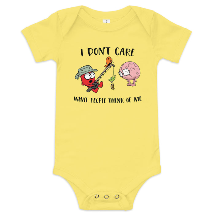 I Don’t Care H&B Baby short sleeve one piece