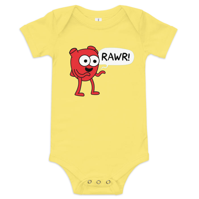 Heart Rawr Baby short sleeve one piece