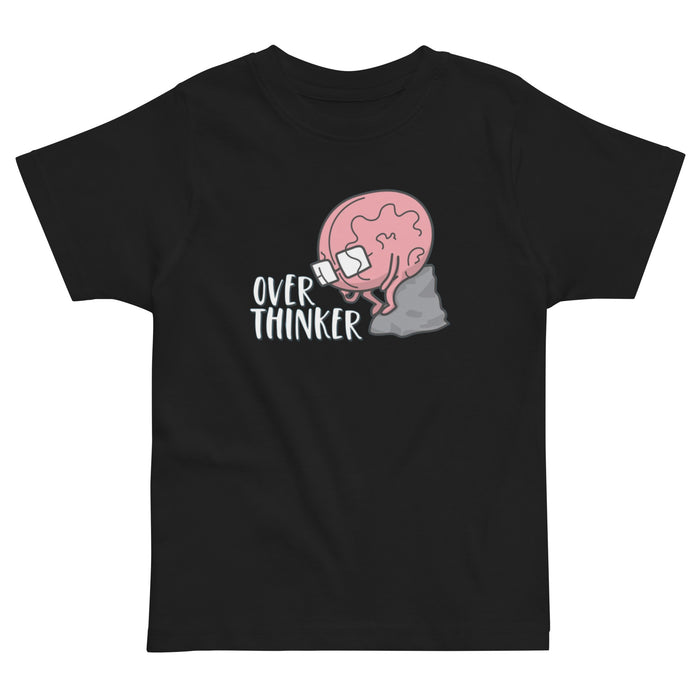 Brain Overthinker Toddler jersey t-shirt