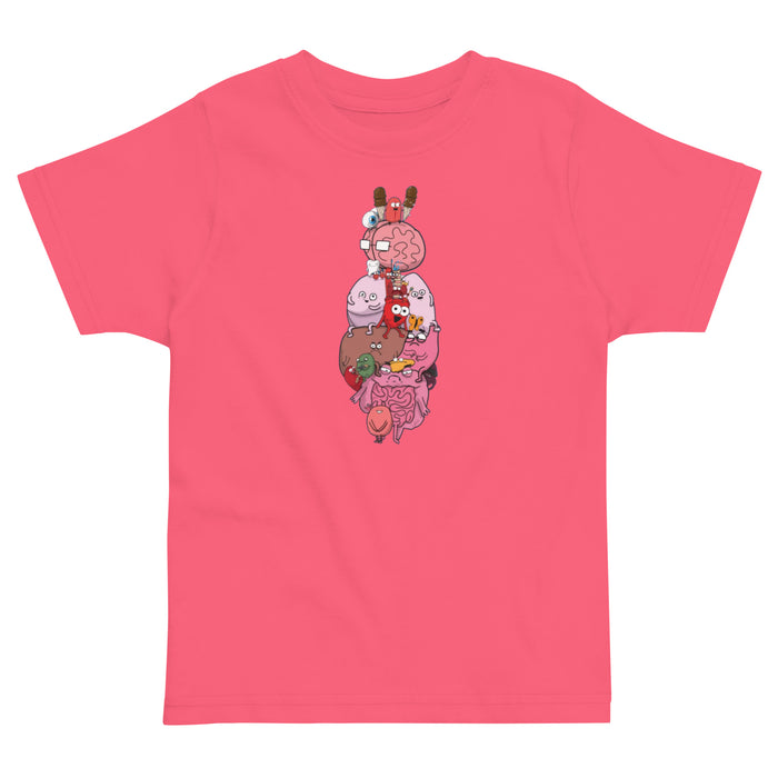 Anatomy Diagram Toddler jersey t-shirt
