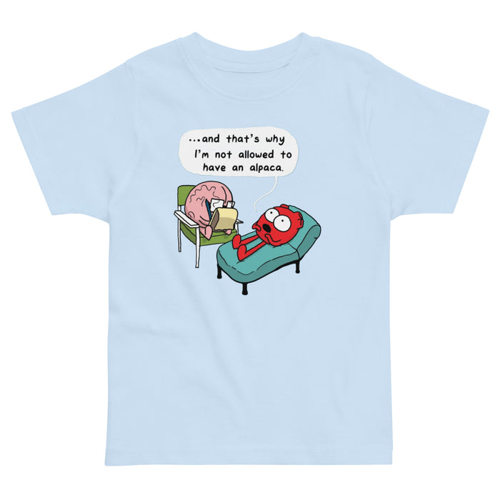 Alpaca Toddler jersey t-shirt