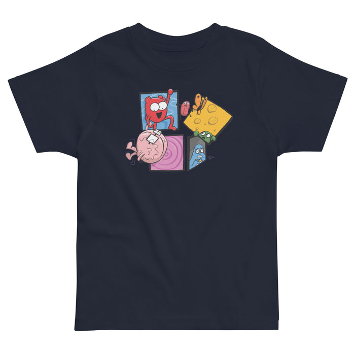 Breaking the 4th Panel Toddler jersey t-shirt
