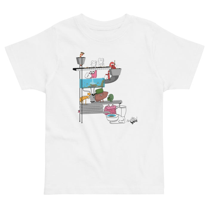 Digestive System Toddler jersey t-shirt