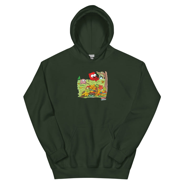 Heart and Brain Leaf  Woman Hoodie