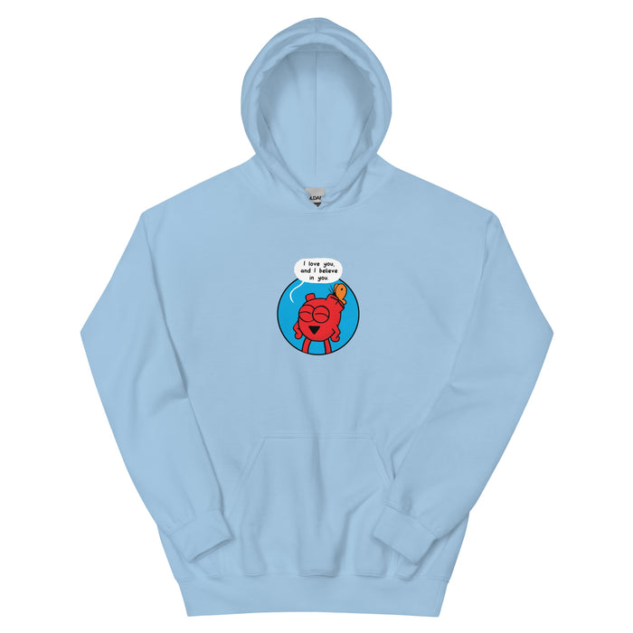 Heart Love You Circle Hoodie