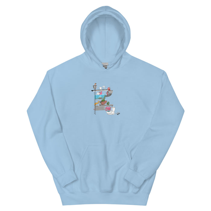 Digestive System Woman Hoodie