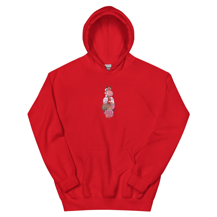 Anatomy Diagram Woman Hoodie