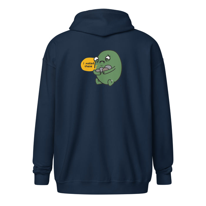 Sad GB I Maked These Women zip hoodie