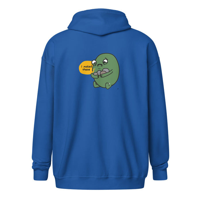 Sad GB I Make These zip hoodie