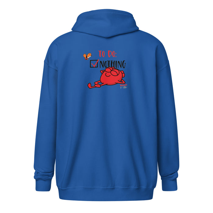 Heart Nothing zip hoodie