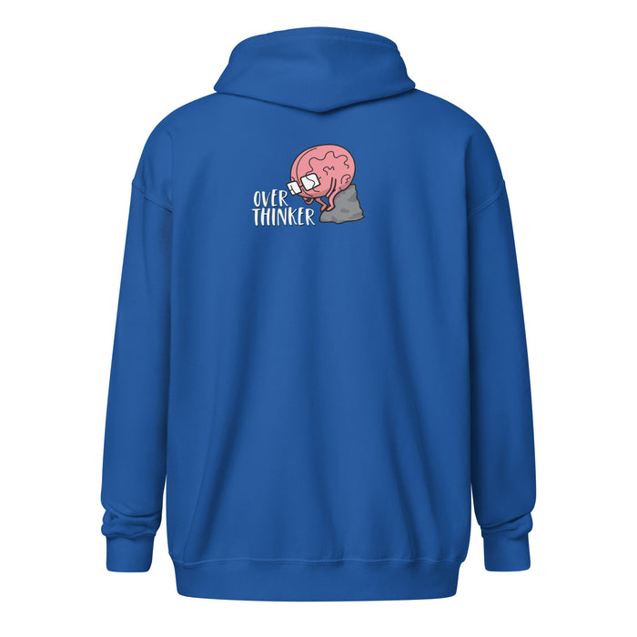 Brain Overthinker zip hoodie