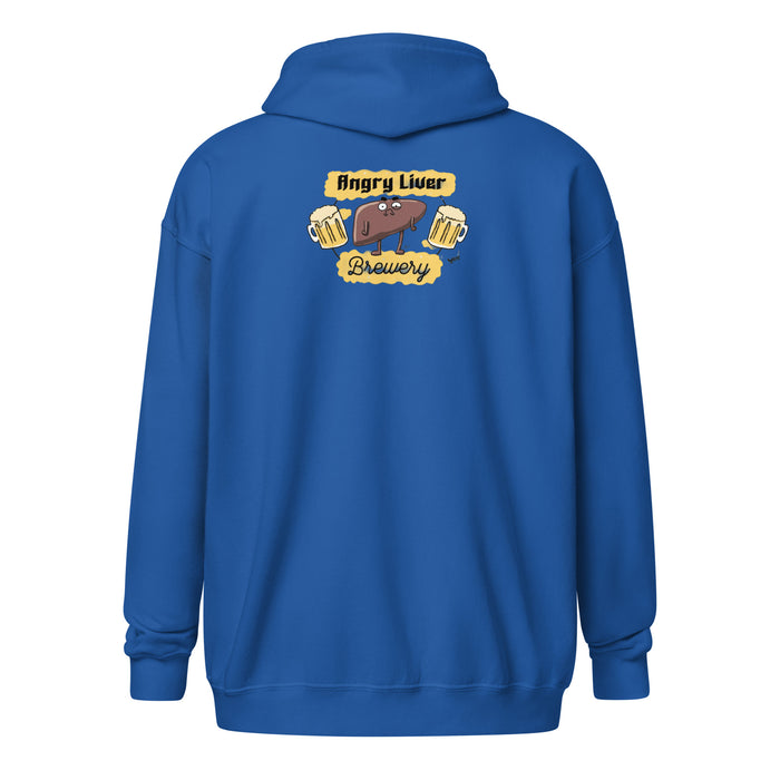Angry Liver Brewery Women zip hoodie